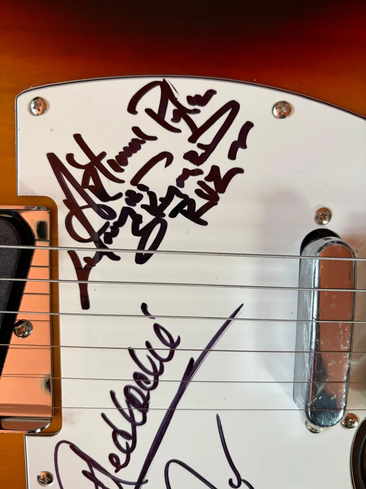 RICKEY MEDLOCKE, ARTIMUS PYLE, JOHNNY VAN ZANT — LYNYRD SKYNYRD SIGNED AUTOGRAPH TELECASTER GUITAR MEDLOCKE PYLE VAN ZANT PSA COA, image 3