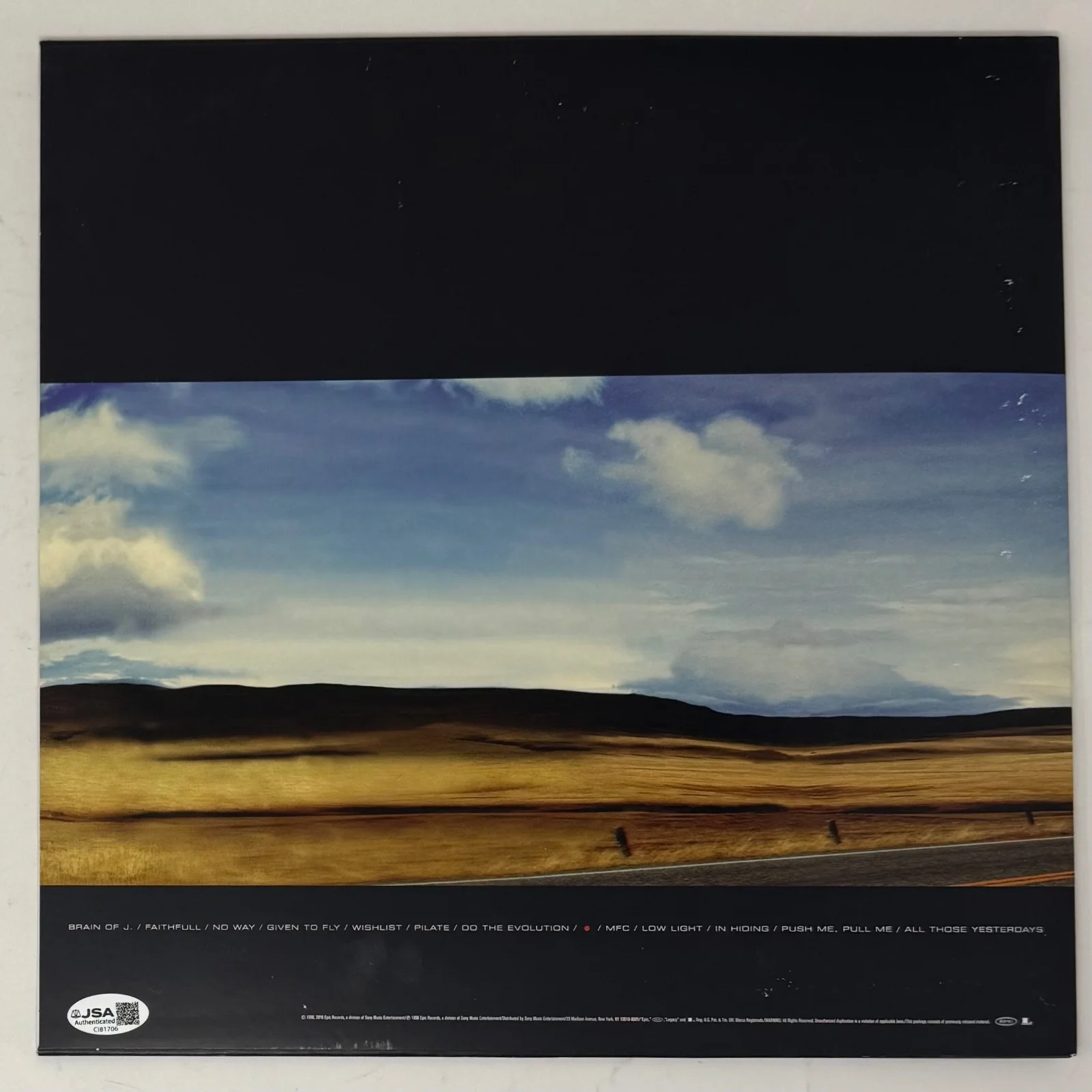 Stone Gossard Pearl Jam Signed Autograph Yield Vinyl Record Album Cover JSA COA, изображение 3