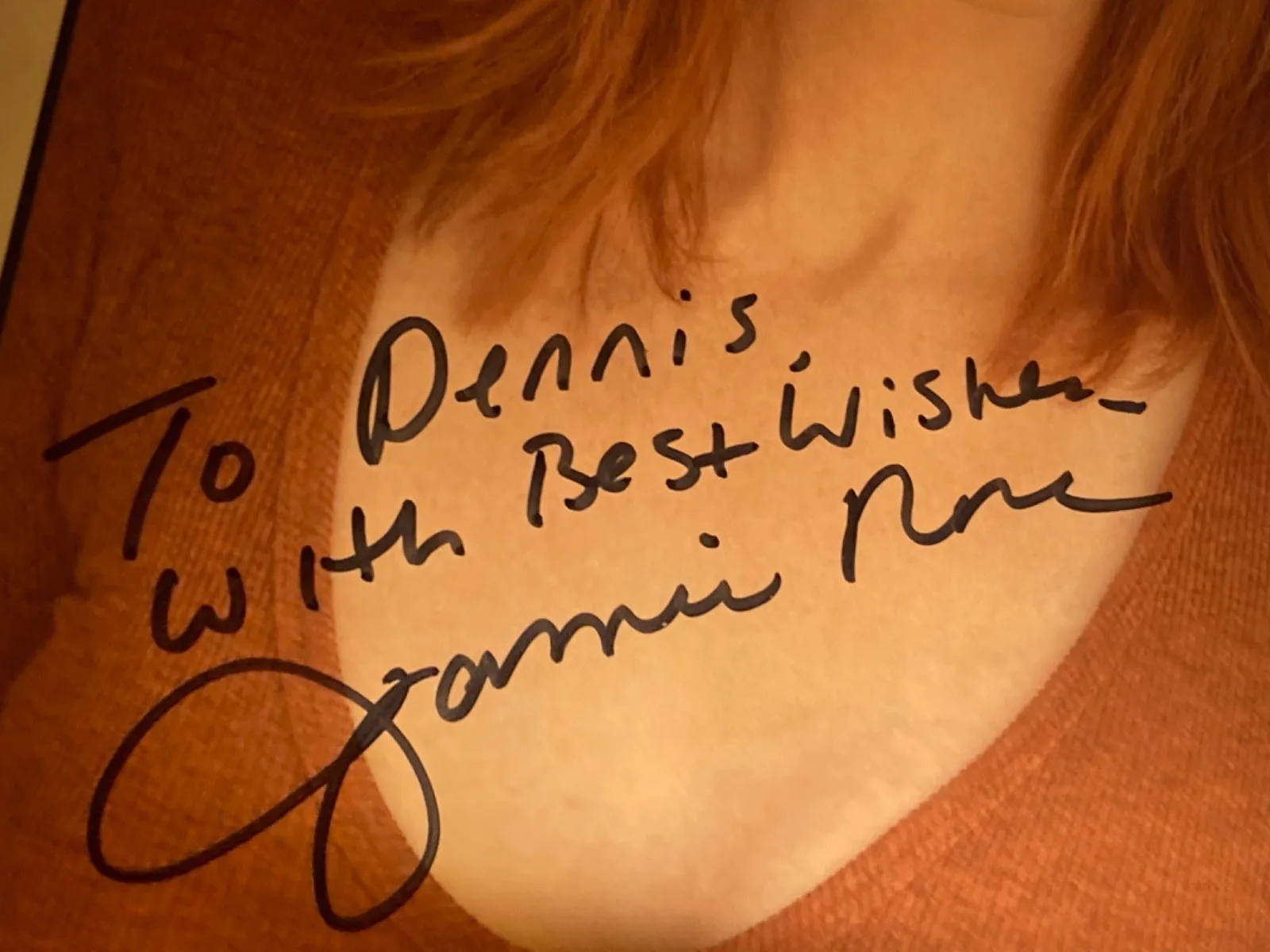 Hand SIGNED Jamie Rose 8x10 Press Photo (to dennis) St. Elsewhere, etc, изображение 4