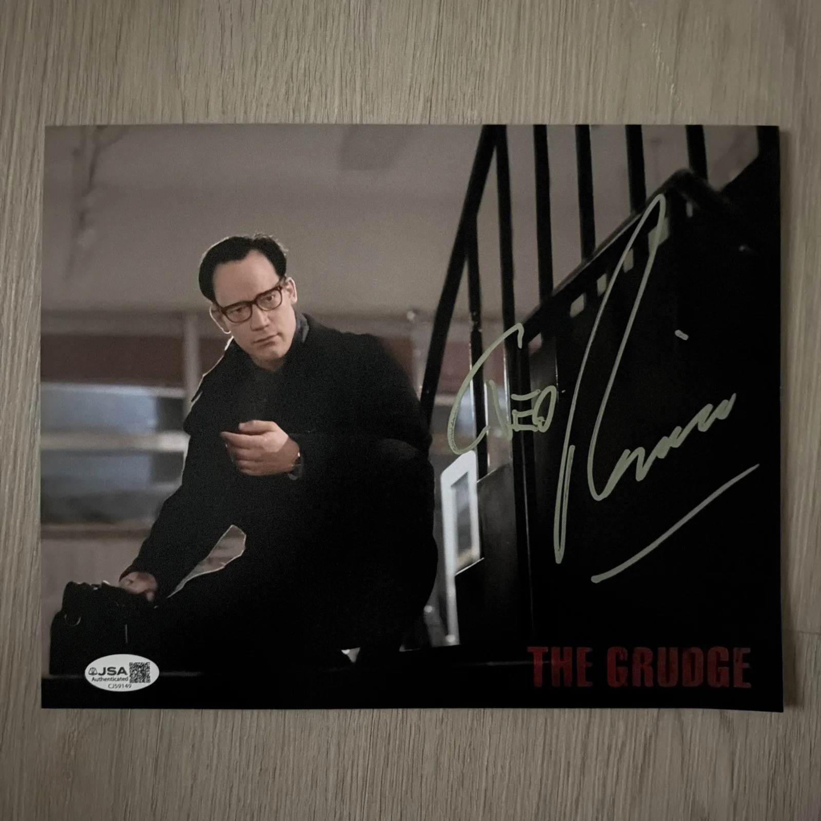 Ted Raimi signed THE GRUDGE Autograph 8x10 JSA Authenticated, image 2