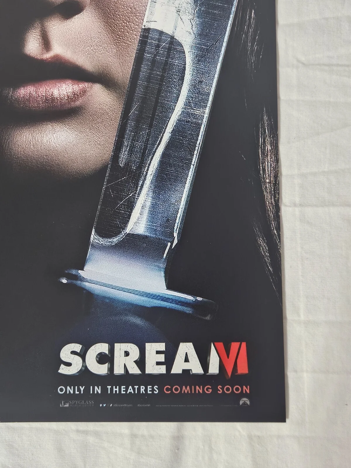 Liana Liberto — Liana Liberato Signed 11x17 Scream VI Poster. Horror Auto. Quinn. Ghostface. COA, image 3