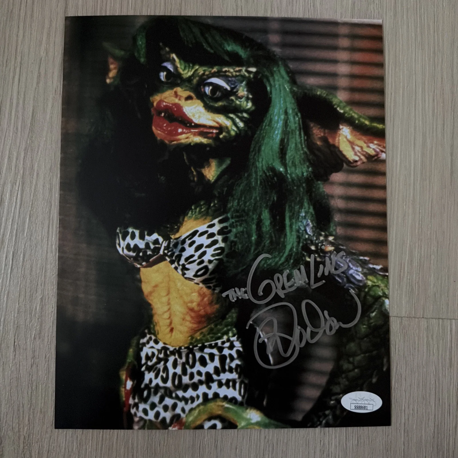Greta Gremlins Mark Dodson signed 8x10 photo Comes with JSA sticker, image 2