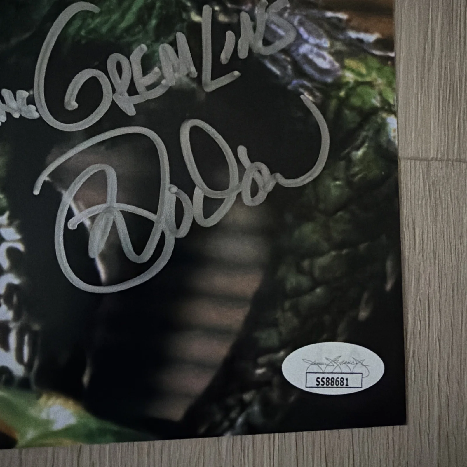 Greta Gremlins Mark Dodson signed 8x10 photo Comes with JSA sticker, image 3
