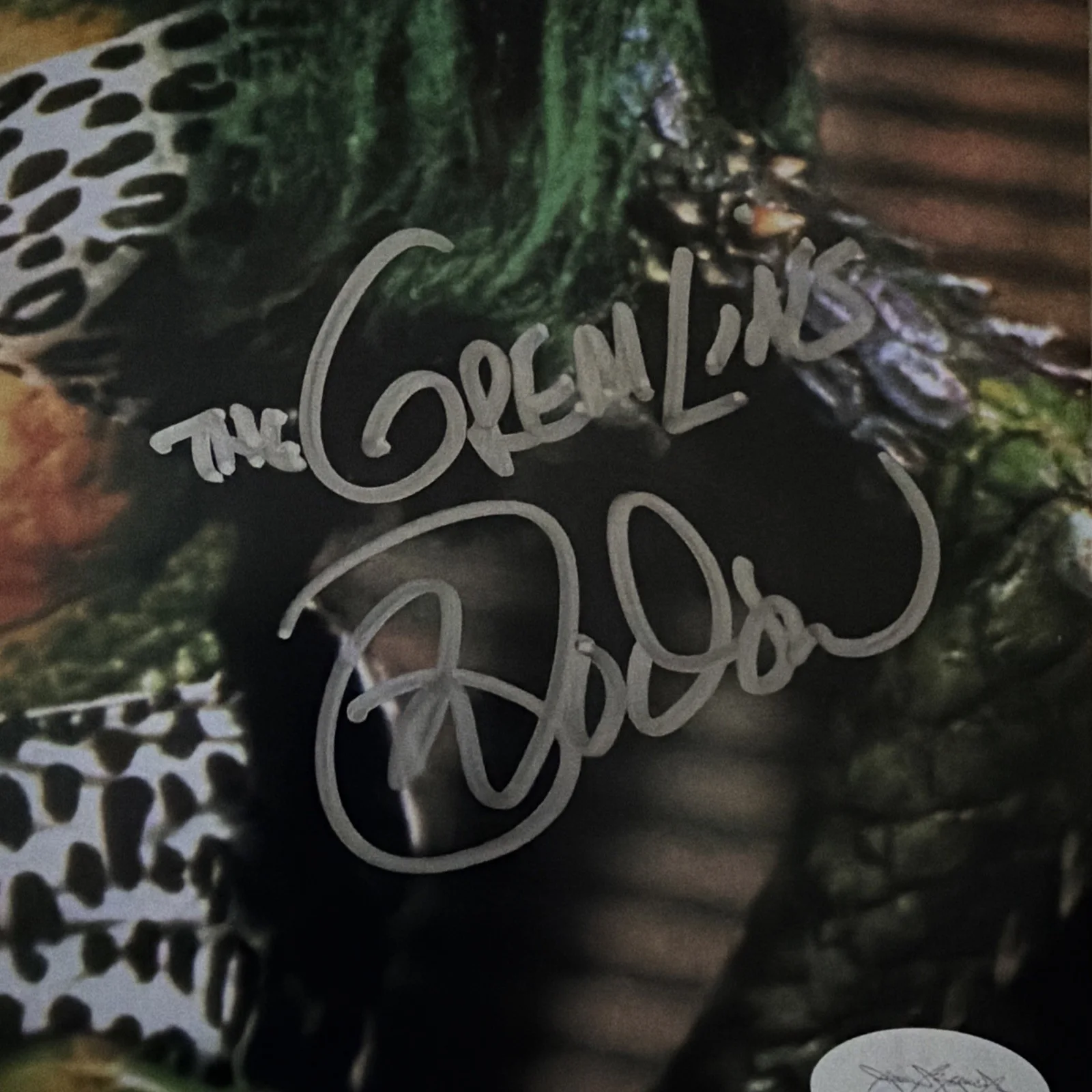 Greta Gremlins Mark Dodson signed 8x10 photo Comes with JSA sticker, image 4