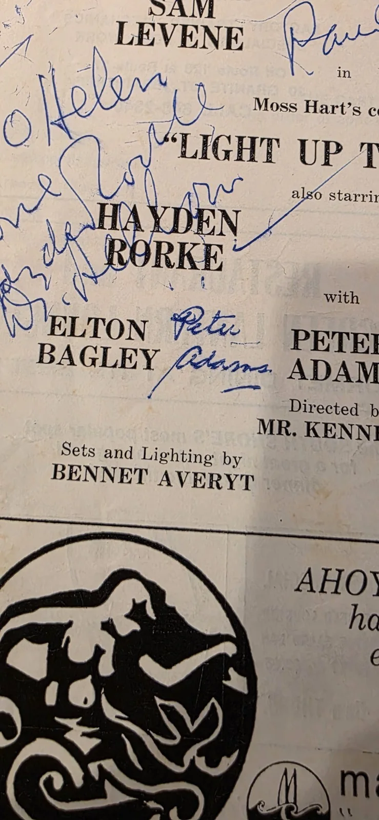 Dorothy Loudon, Paul Ford — Paul Ford, Jane Kean, Hayden Rorke, Peggy Winslow and others Signed Playbill, изображение 5