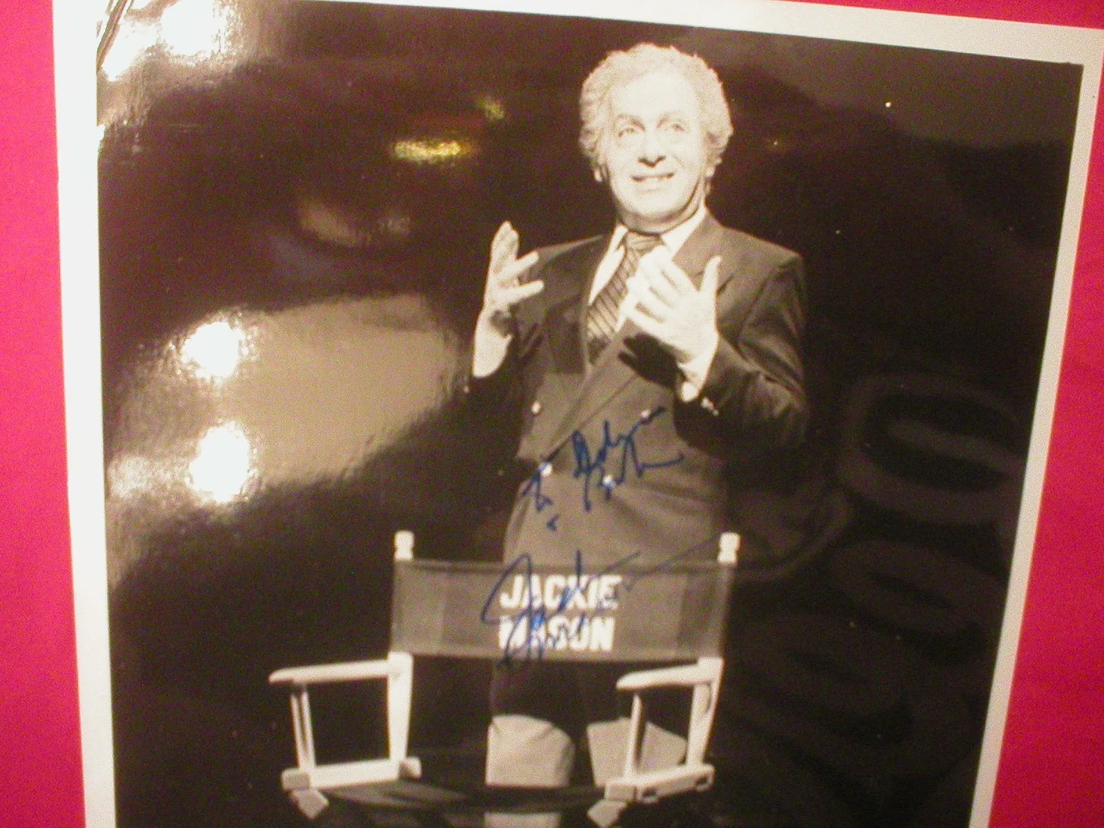 JACKIE MASON — VINTAGE JACKIE MASON SIGNED, AUTOGRAPHED, PERSONALIZED 8X10 PHOTO, изображение 2