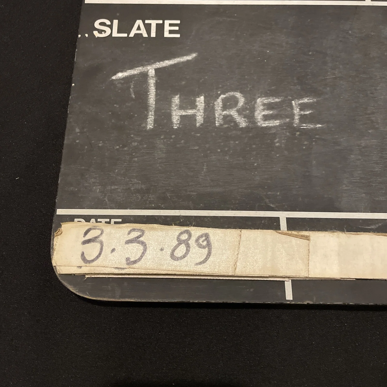 ORIGINAL Murder On The Moon (1989) Clapperboard SCI-FI HORROR Film Movie Prop, image 4