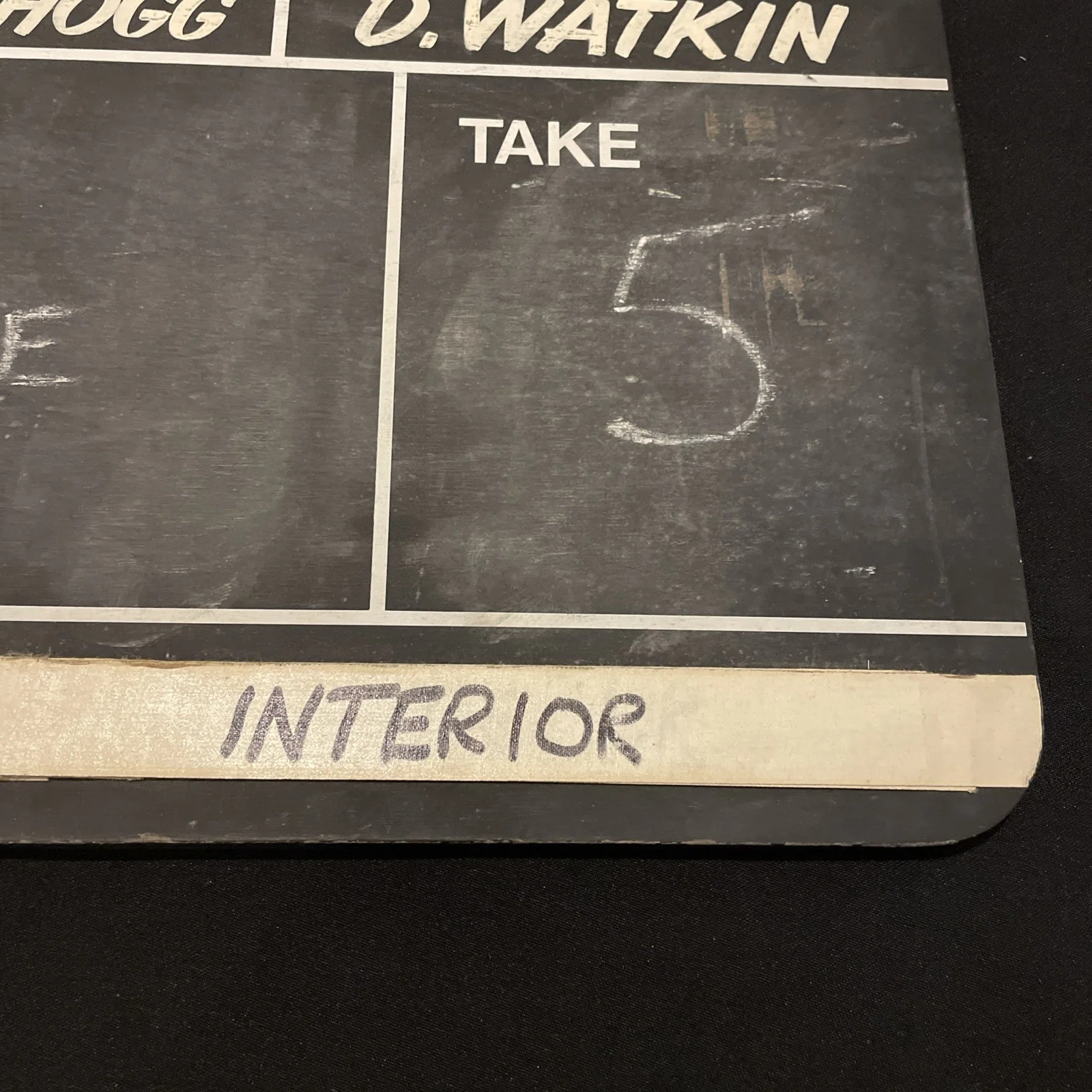 ORIGINAL Murder On The Moon (1989) Clapperboard SCI-FI HORROR Film Movie Prop, image 5