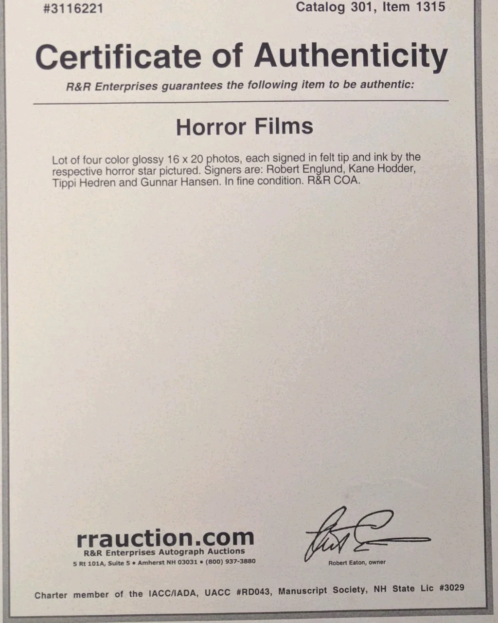 Tippi Hedren Signed 16x20 Alfred Hitchcock The Birds Horror Movie Autograph COA, изображение 4