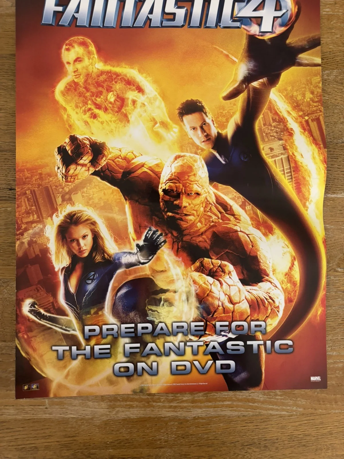 The Fantastic Four prayer Original Video DVD Shop VHS Poster 2004 Rare, изображение 2