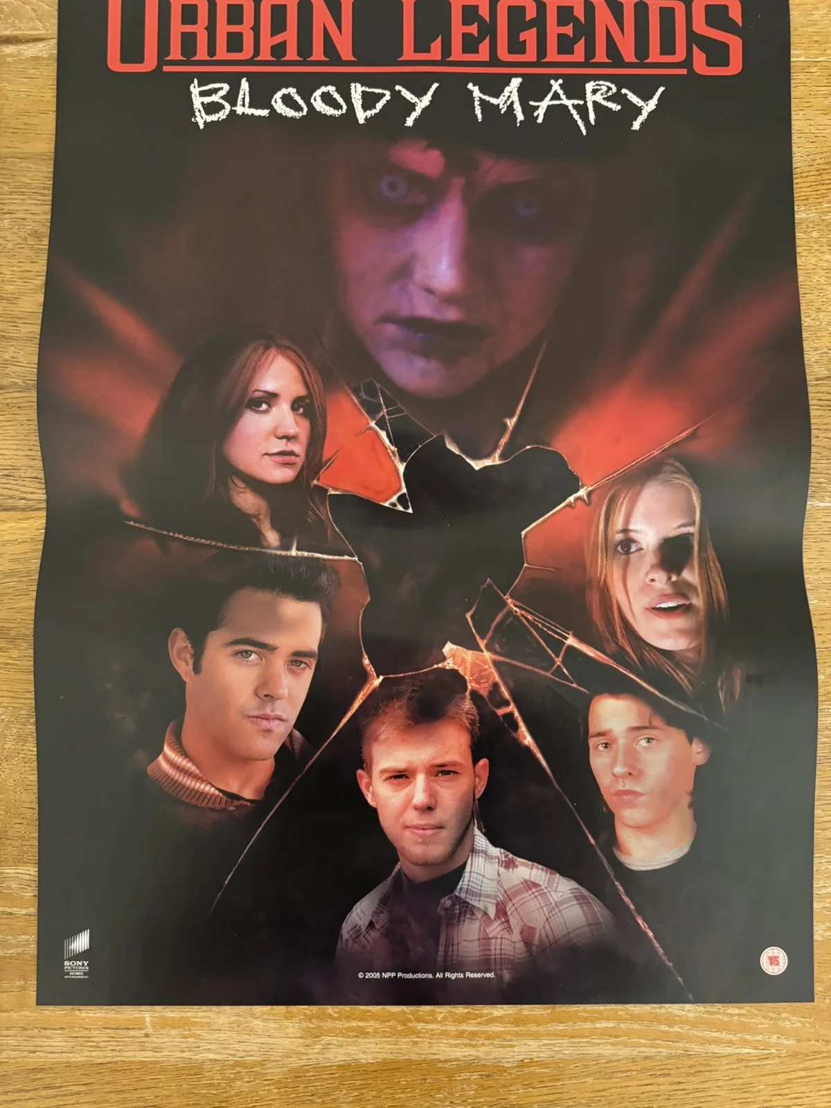 Urban legends Bloody Mary prayer Original Video DVD Shop VHS Poster 2004 Rare, изображение 3