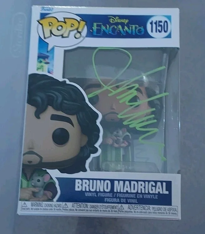 John Leguizamo — Disney Encanto Funko Pop! Bruno Madrigal #1150 Signed By John Leguizamo JSA