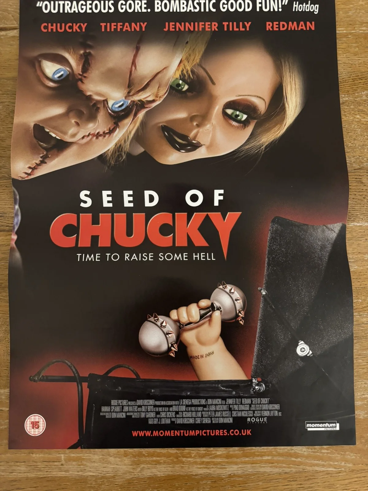 Seed Of Chucky Original Video DVD Shop VHS Poster 2004 Rare, image 2
