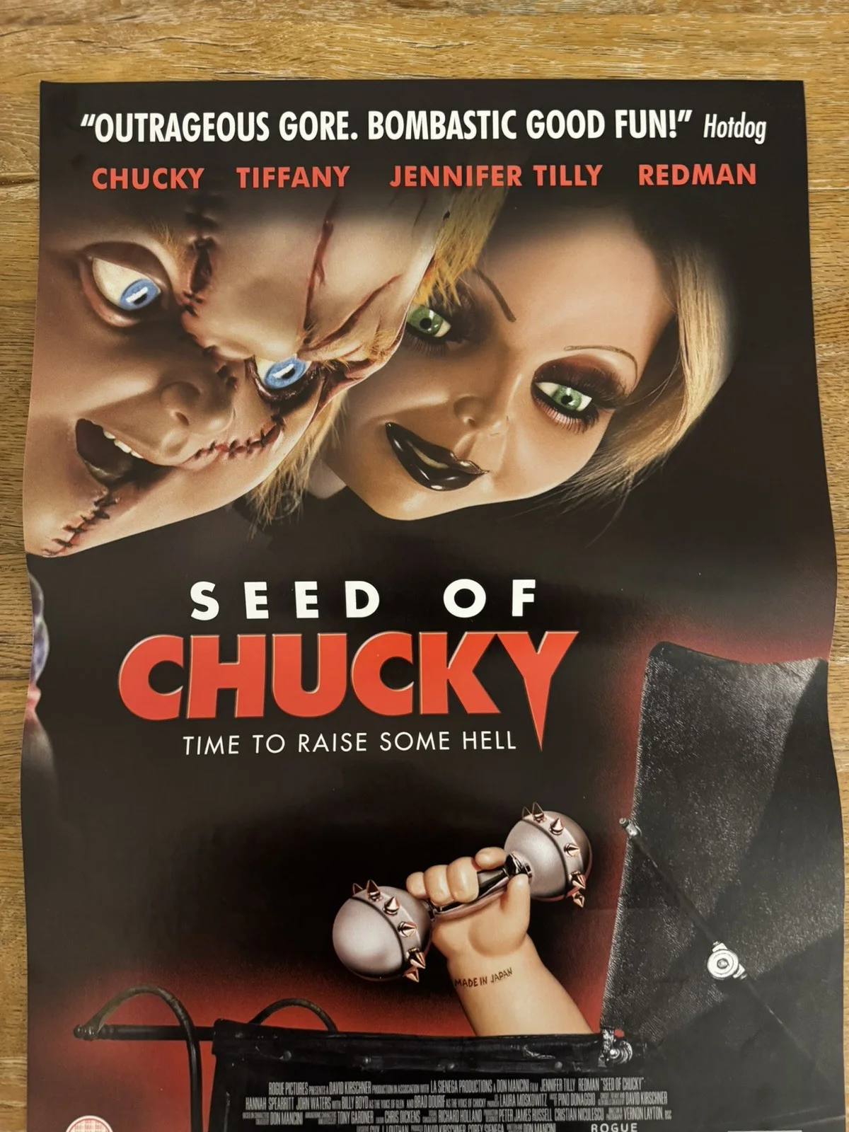 Seed Of Chucky Original Video DVD Shop VHS Poster 2004 Rare, image 3