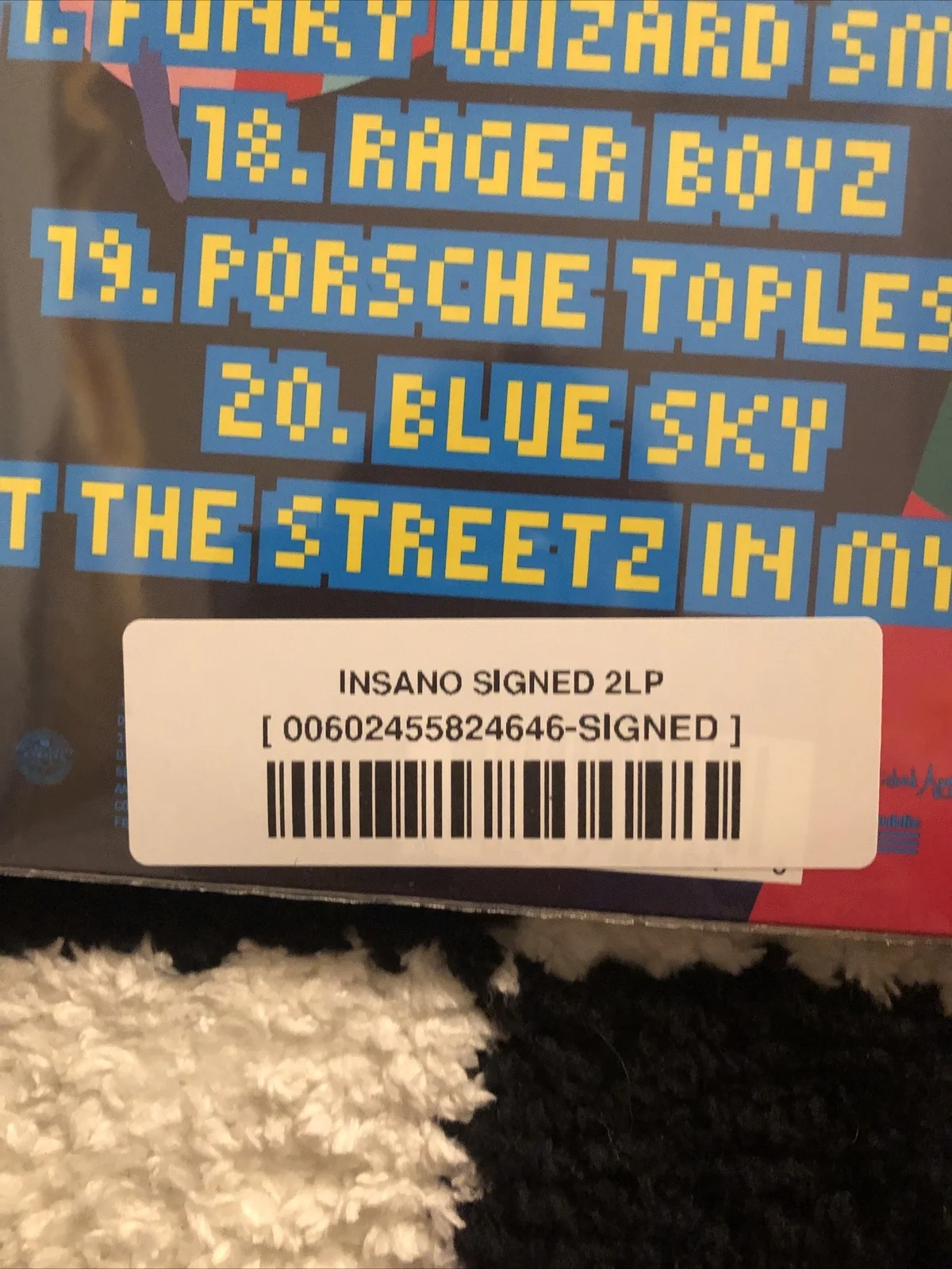 Kid Cudi Autographed INSANO Vinyl 2LP Album SIGNED!!!, изображение 3