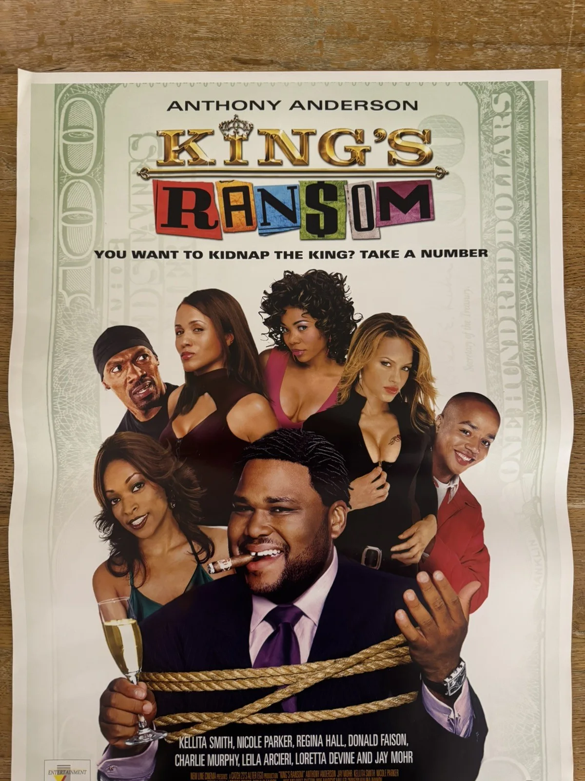Kings Ransom Original Video DVD Shop VHS Poster 2005, изображение 2