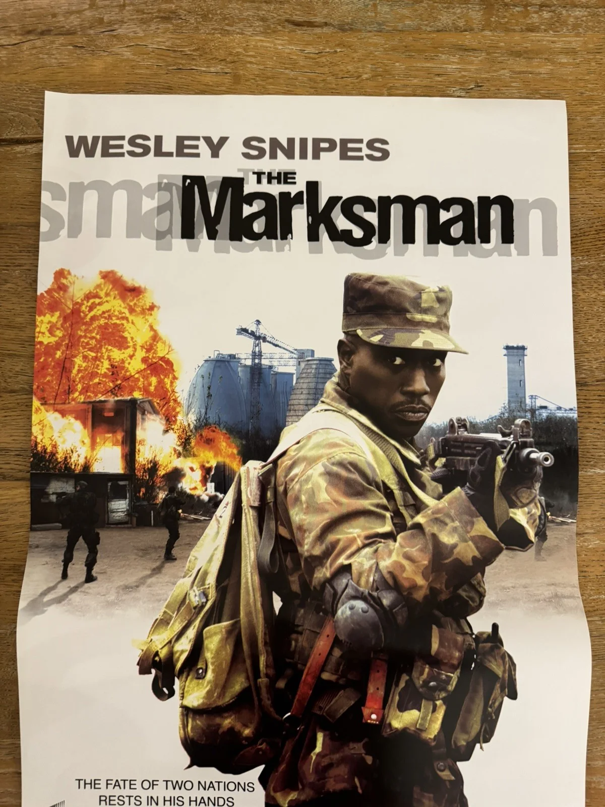 The Marksman Original Video DVD Shop VHS Poster 2005 Wesley snipes, изображение 3