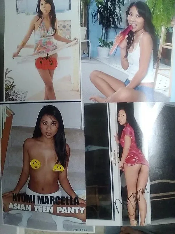 Nyomi Marcella (Print-Copy) autographed Adult Model RP 8X10 signed Photo +3, image 2