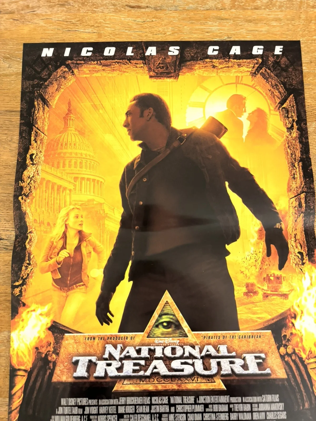 National treasure Original Video DVD Shop VHS Poster 2004, изображение 2
