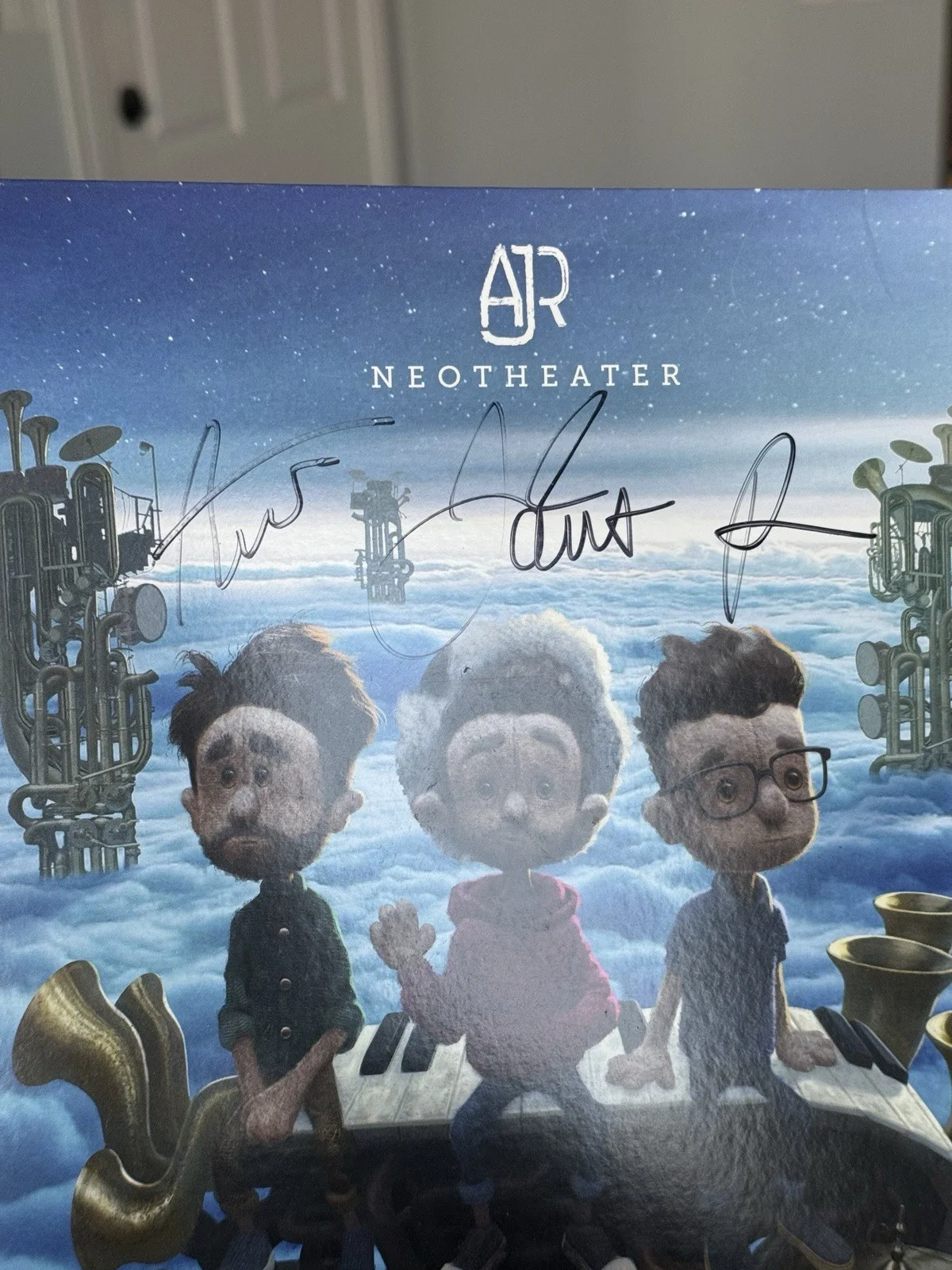 AJR Neotheater Signed Vinyl LP — Autographs of All 3 Members — No COA, изображение 2