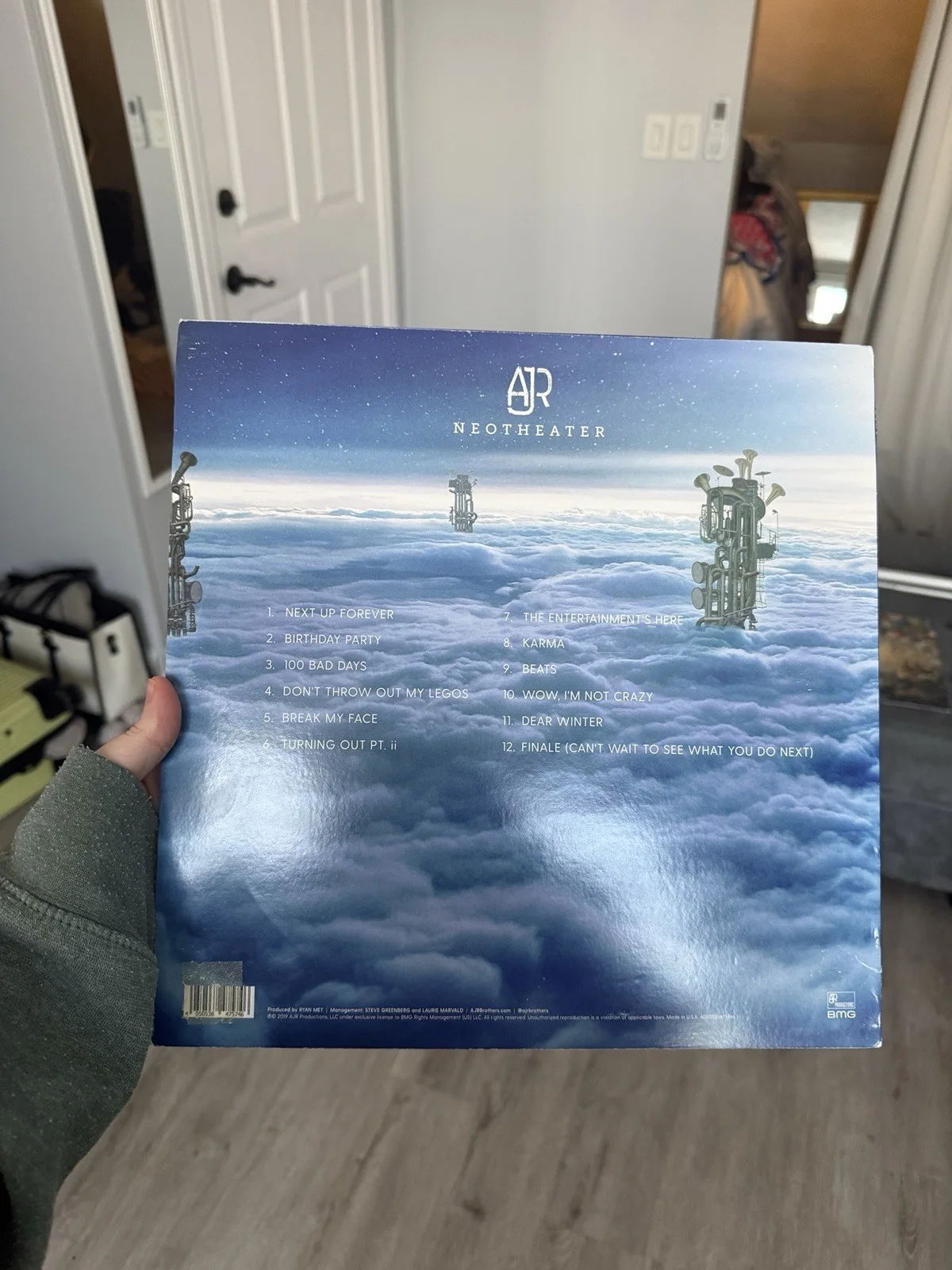 AJR Neotheater Signed Vinyl LP — Autographs of All 3 Members — No COA, изображение 3