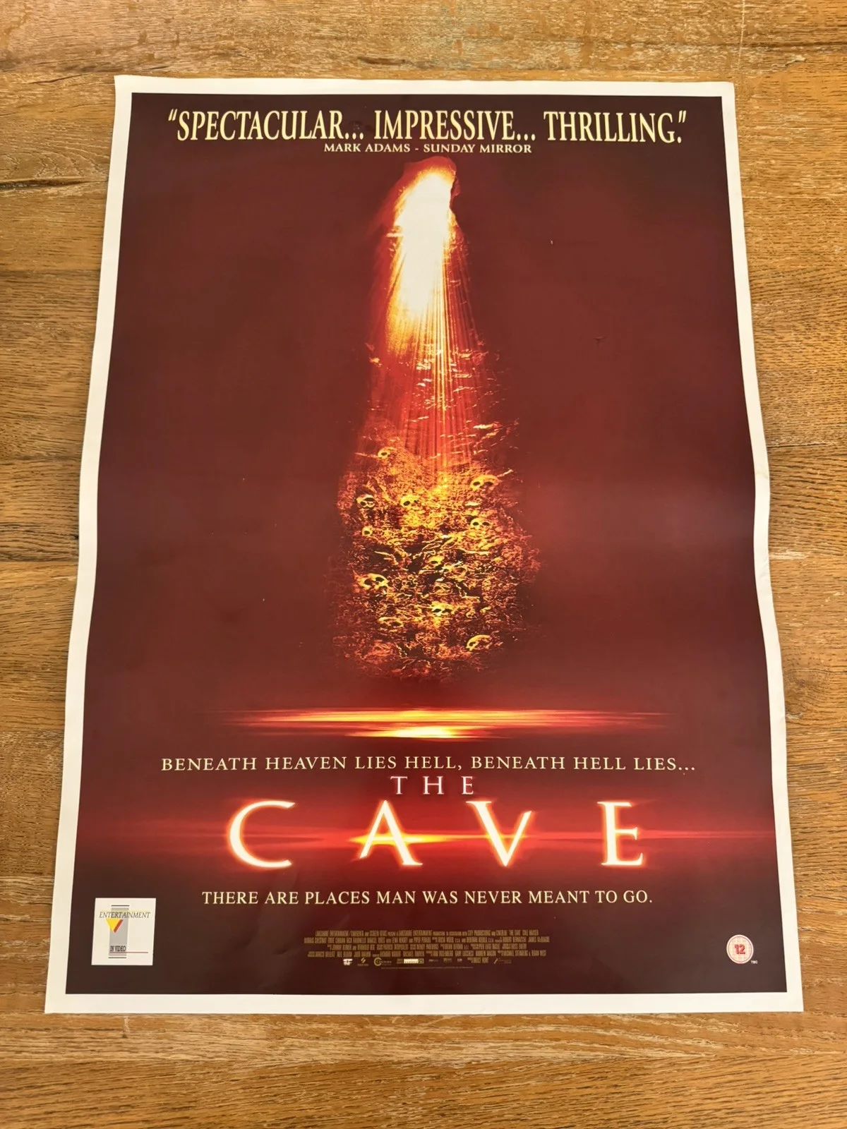 The Cave Original Video DVD Shop VHS Poster 2005 Rare, изображение 3