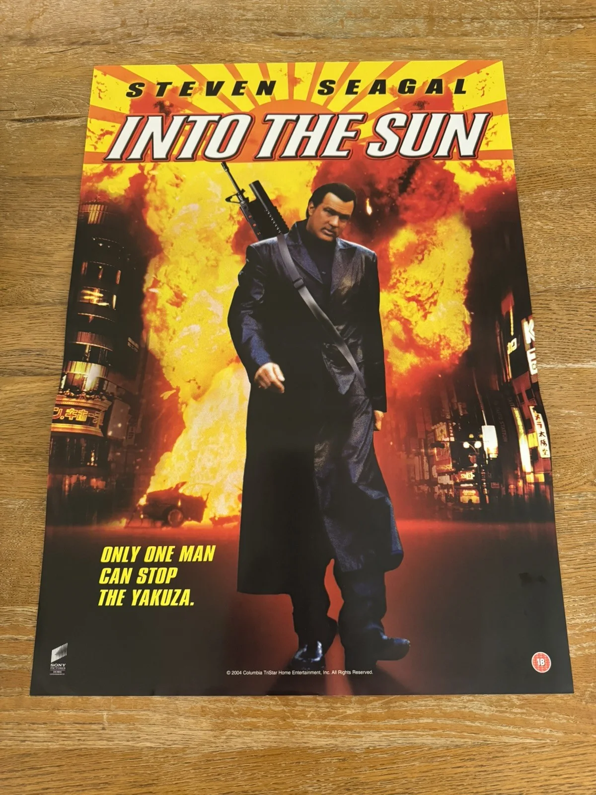 Into the sun Steven seagal Original Video DVD Shop VHS Poster 2004, image 3
