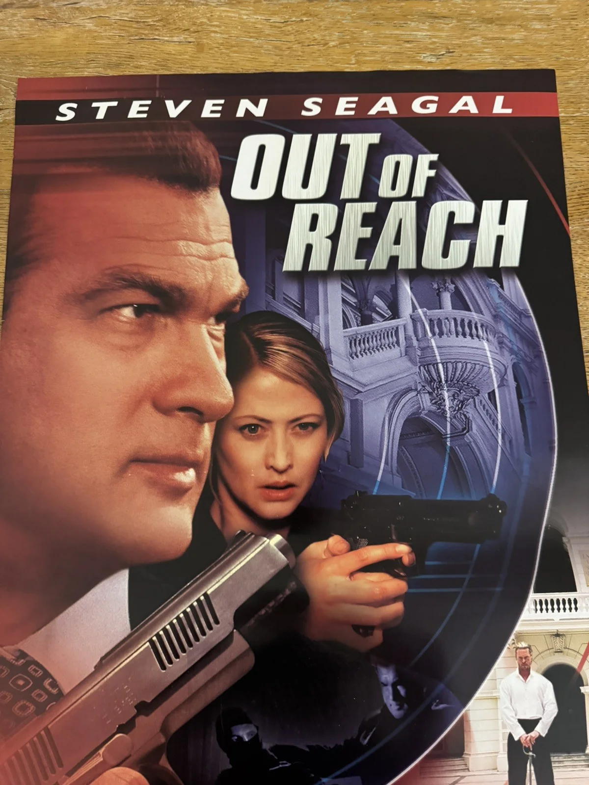 Out of reach Steven seagal Original Video DVD Shop VHS Poster 2004, изображение 3