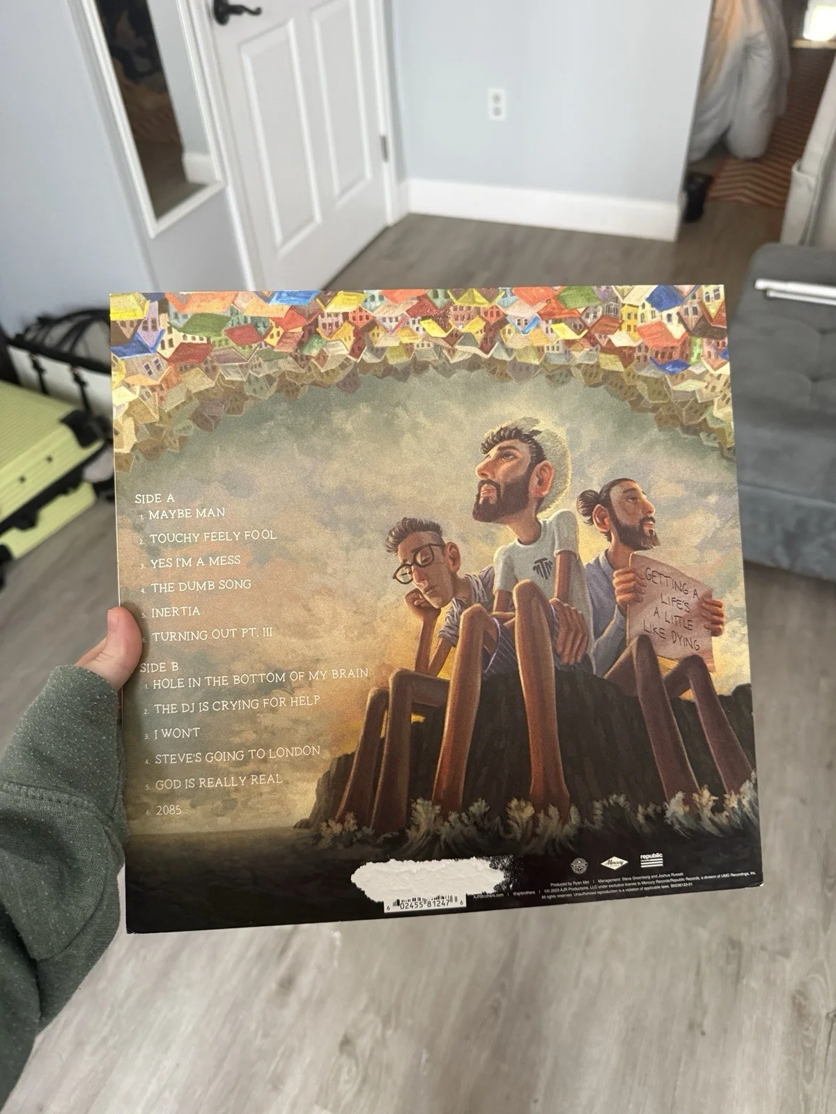 AJR The Maybe Man Signed Vinyl LP — Autographs — No COA — Rare, изображение 2