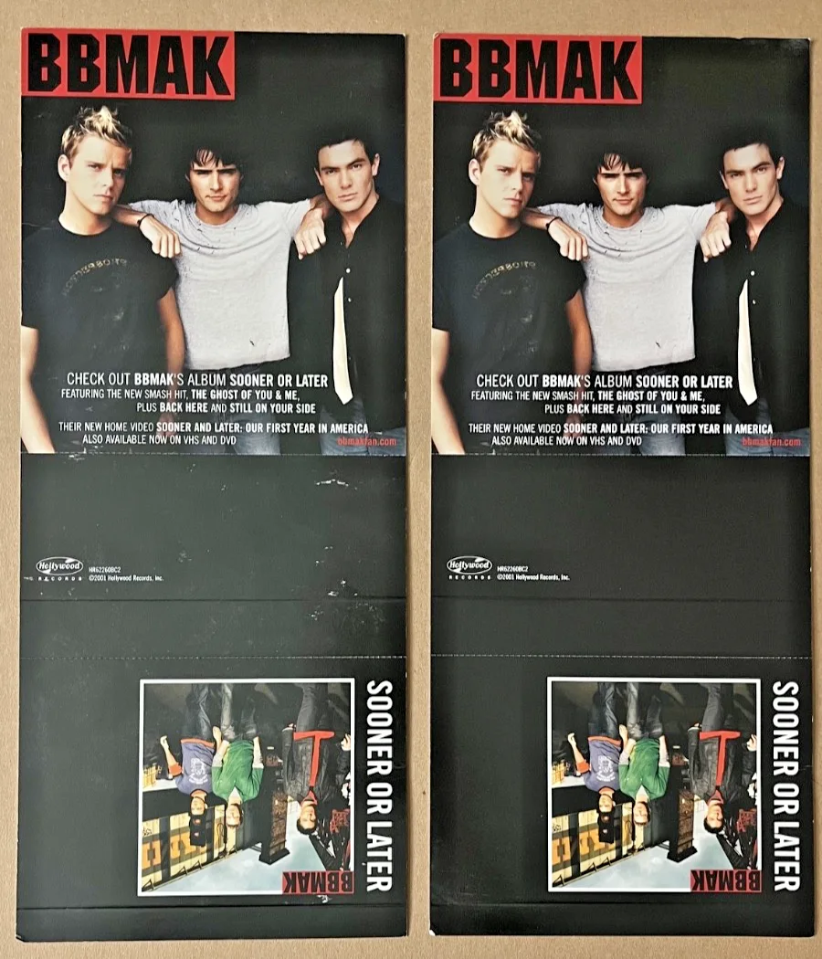 BBMak Sooner Or Later Signed Autographed Album Booklet In-Store Promo Postcards, image 4