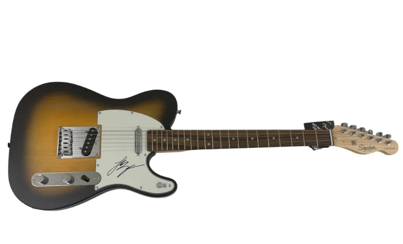 Luke Bryan Signed Fender Telecaster Electric Guitar Autograph Beckett, изображение 2