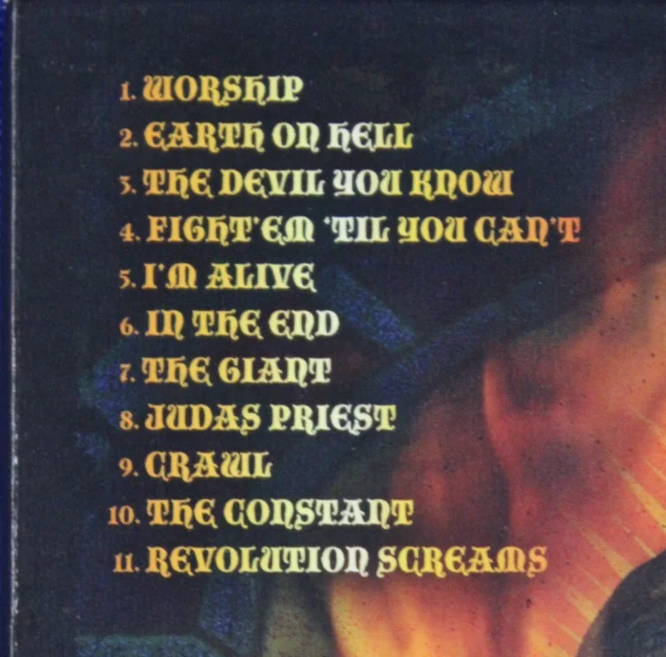 Anthrax Worship Music CD SIGNED x3 Scott Ian Frank Bello Joey Belladonna, image 3