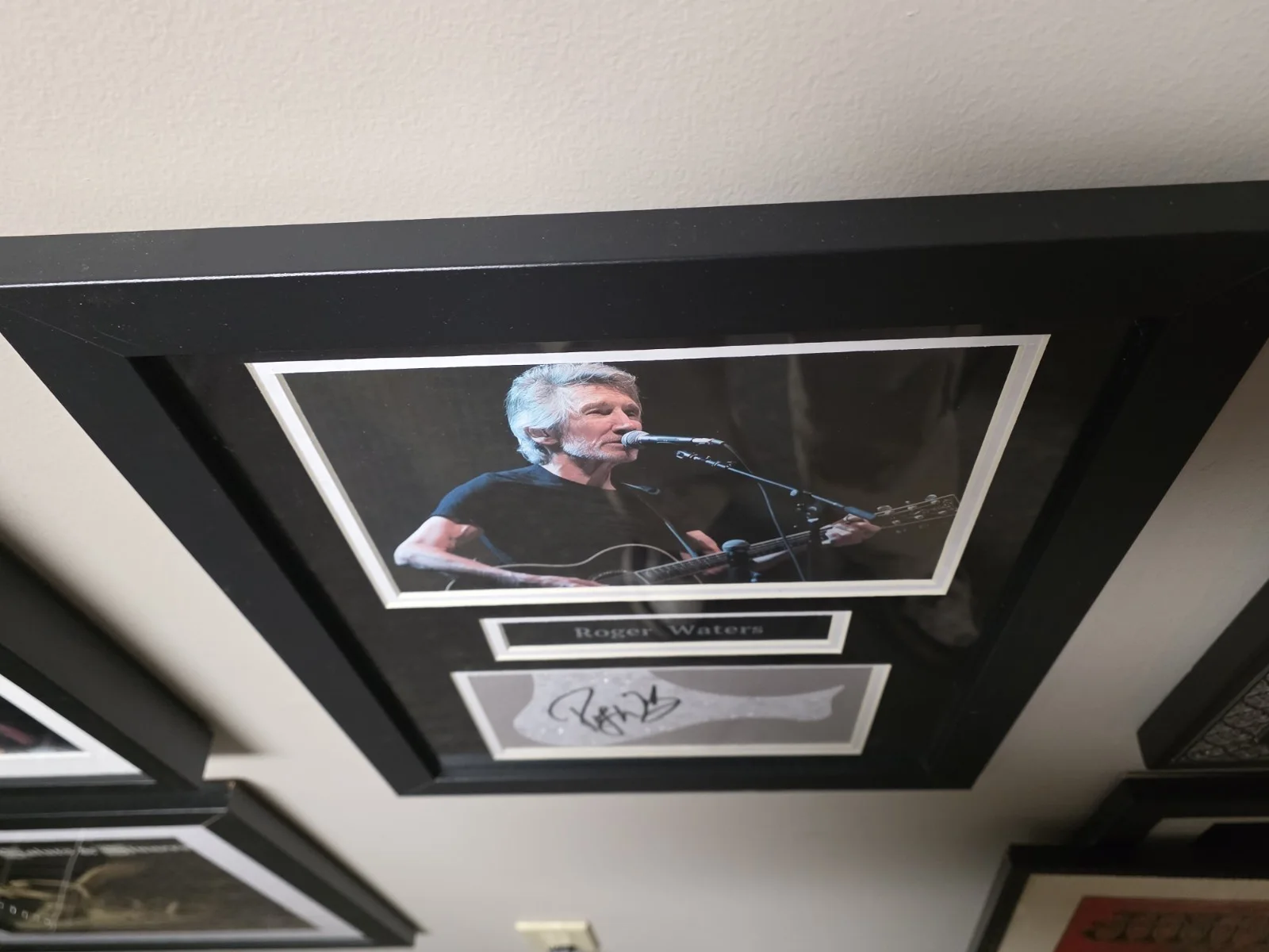 Roger Waters Signed Pickguard with C.O.A., image 2