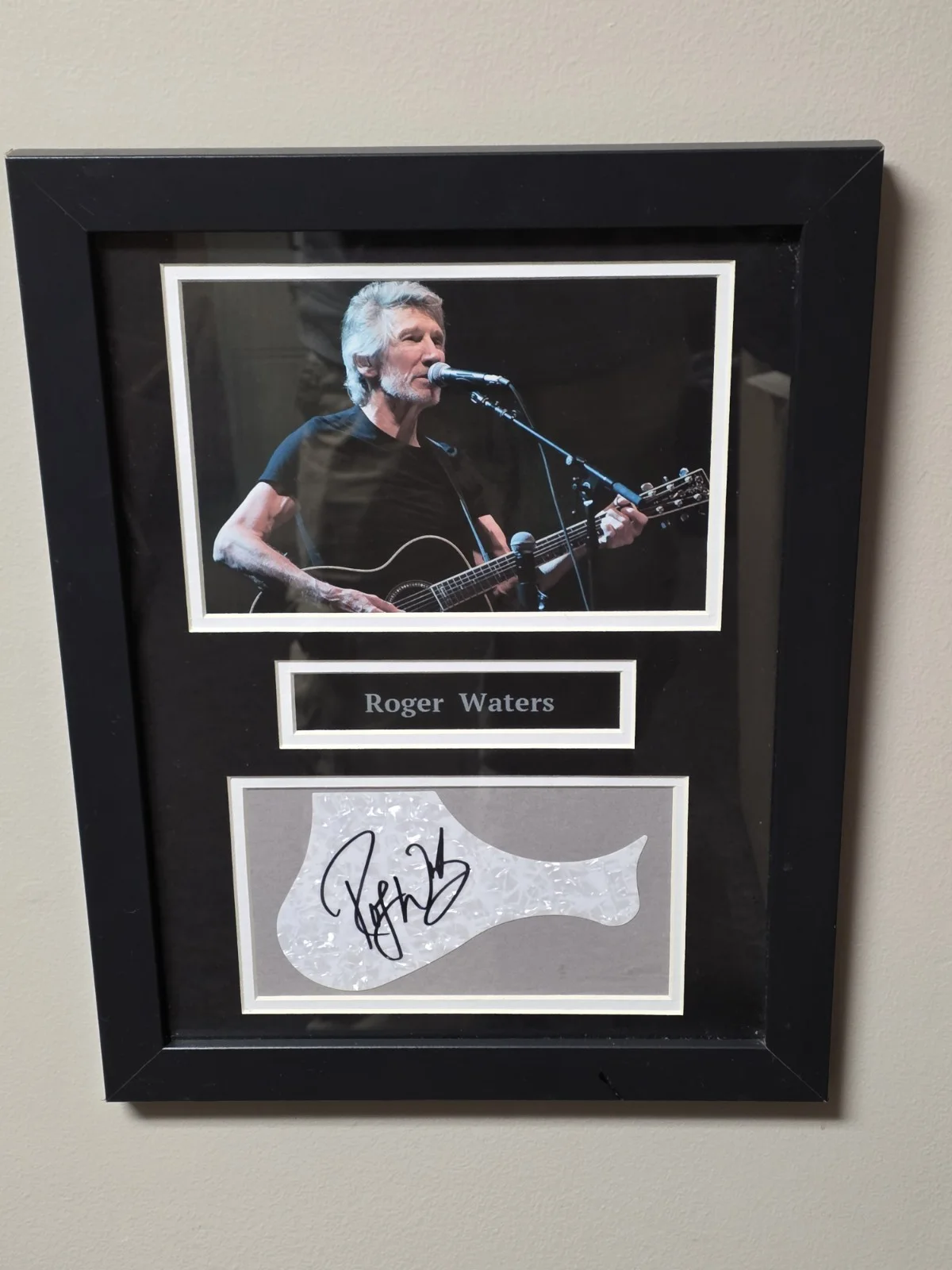 Roger Waters Signed Pickguard with C.O.A., image 3