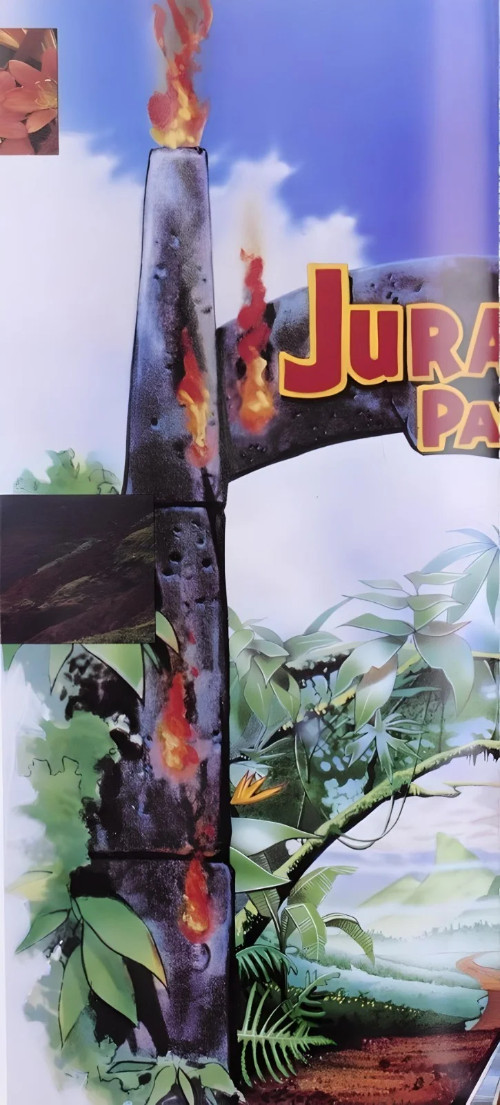 JURASSIC PARK 10-Page Programme / Brochure / Visitor Map - 10"x4" reprint, image 5
