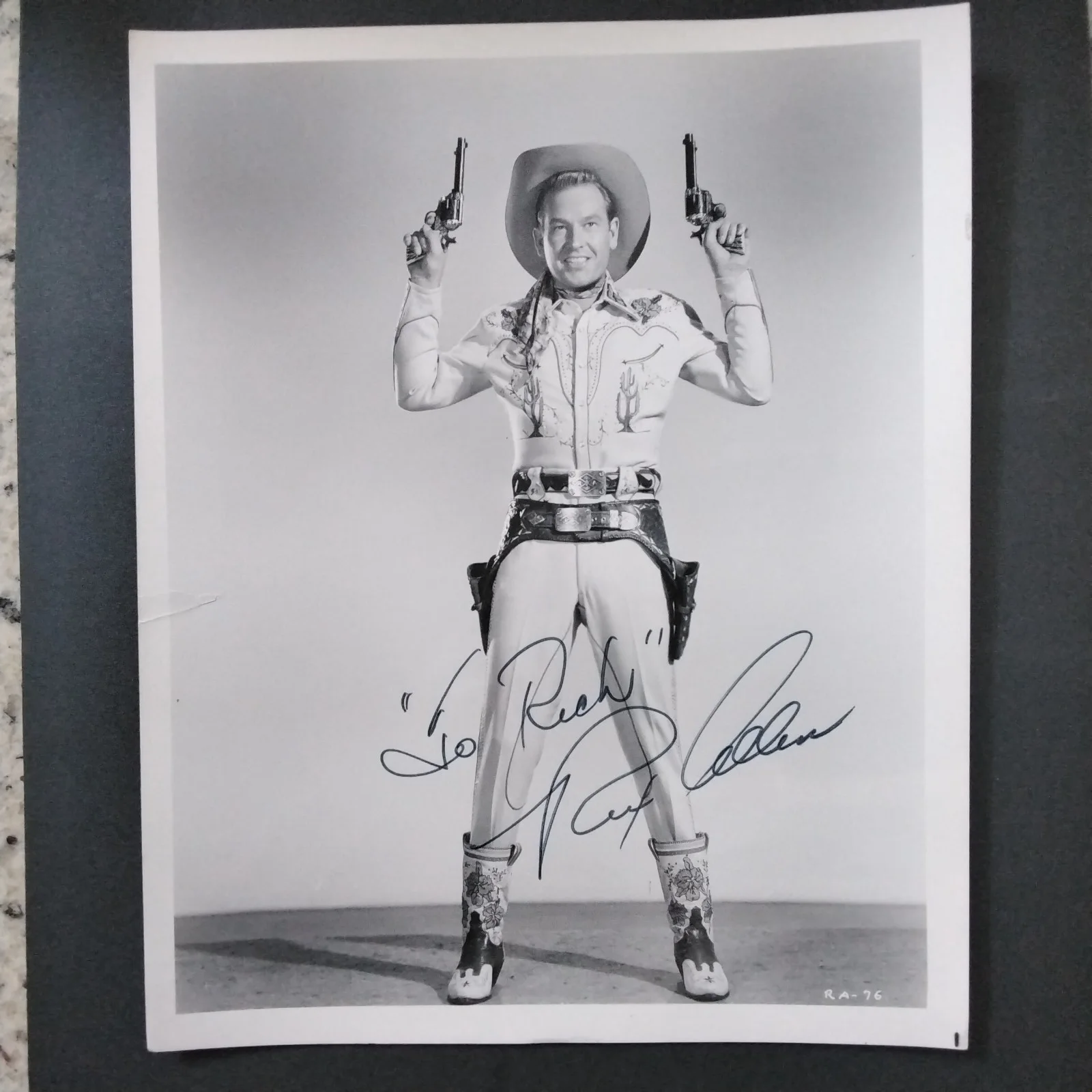 Rex Allen SIGNED Photo 50s Movie TV Actor Singer Arizona Cowboy Westerns Disney, изображение 2
