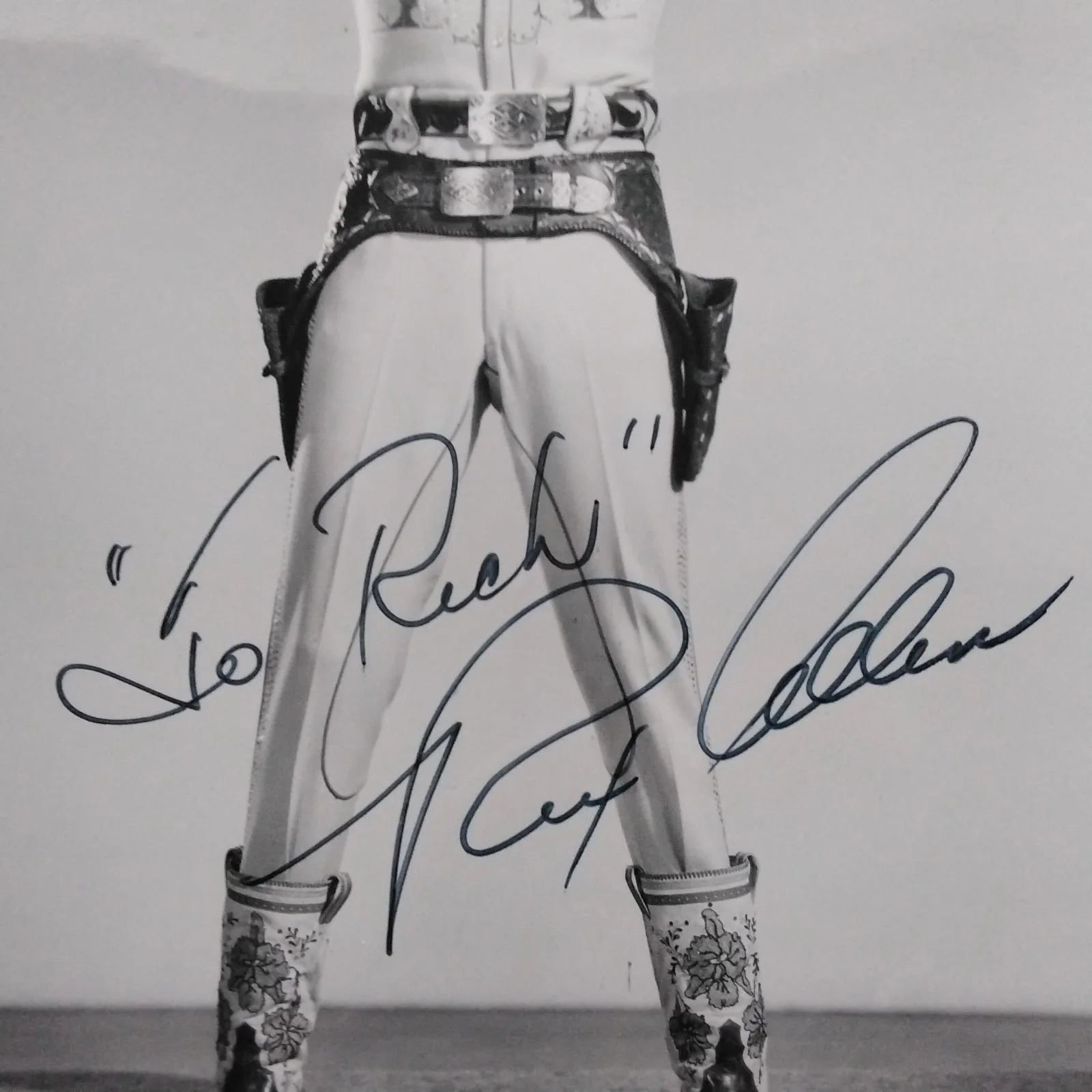 Rex Allen SIGNED Photo 50s Movie TV Actor Singer Arizona Cowboy Westerns Disney, изображение 5