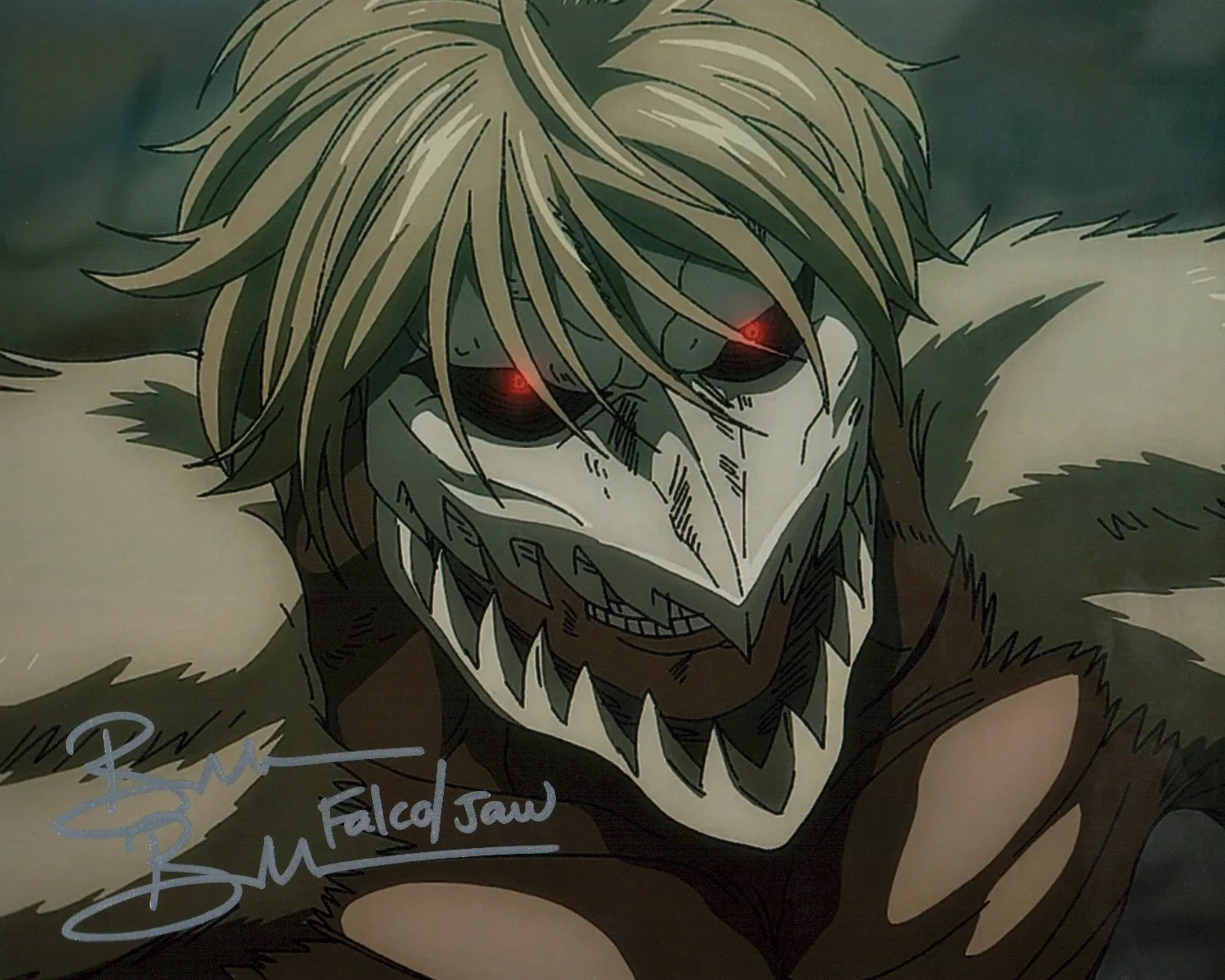 Bryson Baugus — Bryson Baugus Attack on Titan 8x10 Signed Photo JSA Certified Autograph