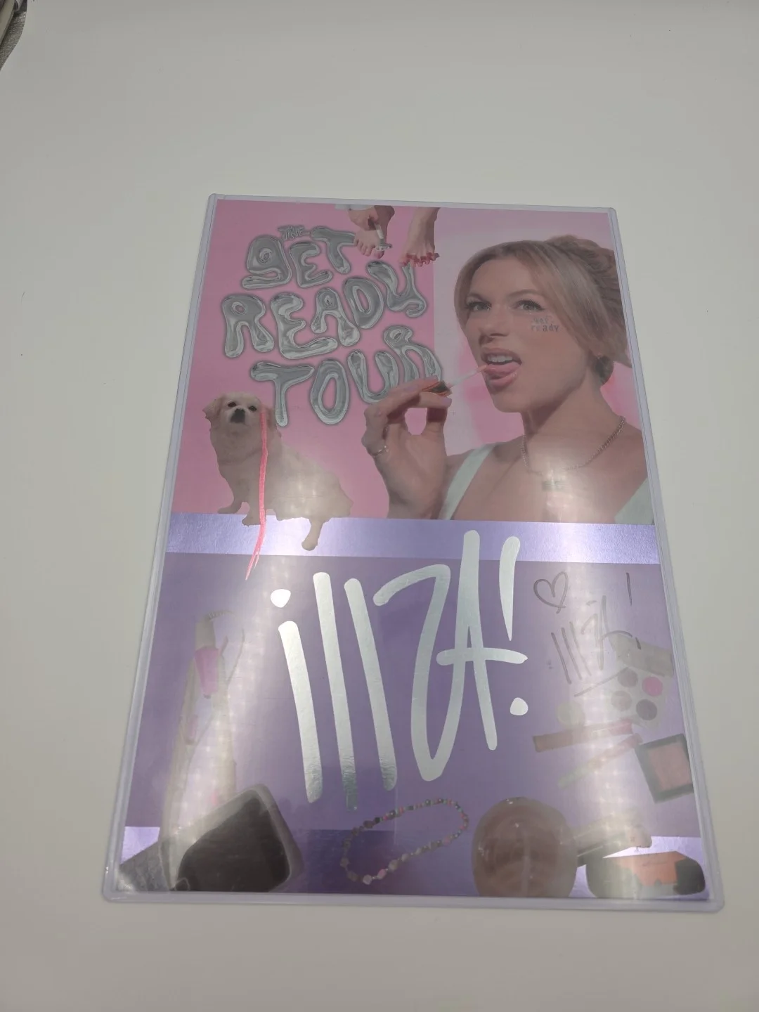 Iliza Shlesinger — ILIZA SHLESINGER SIGNED AUTOGRAPHED Poster Photo Auto 11x17" The Get Ready Tour