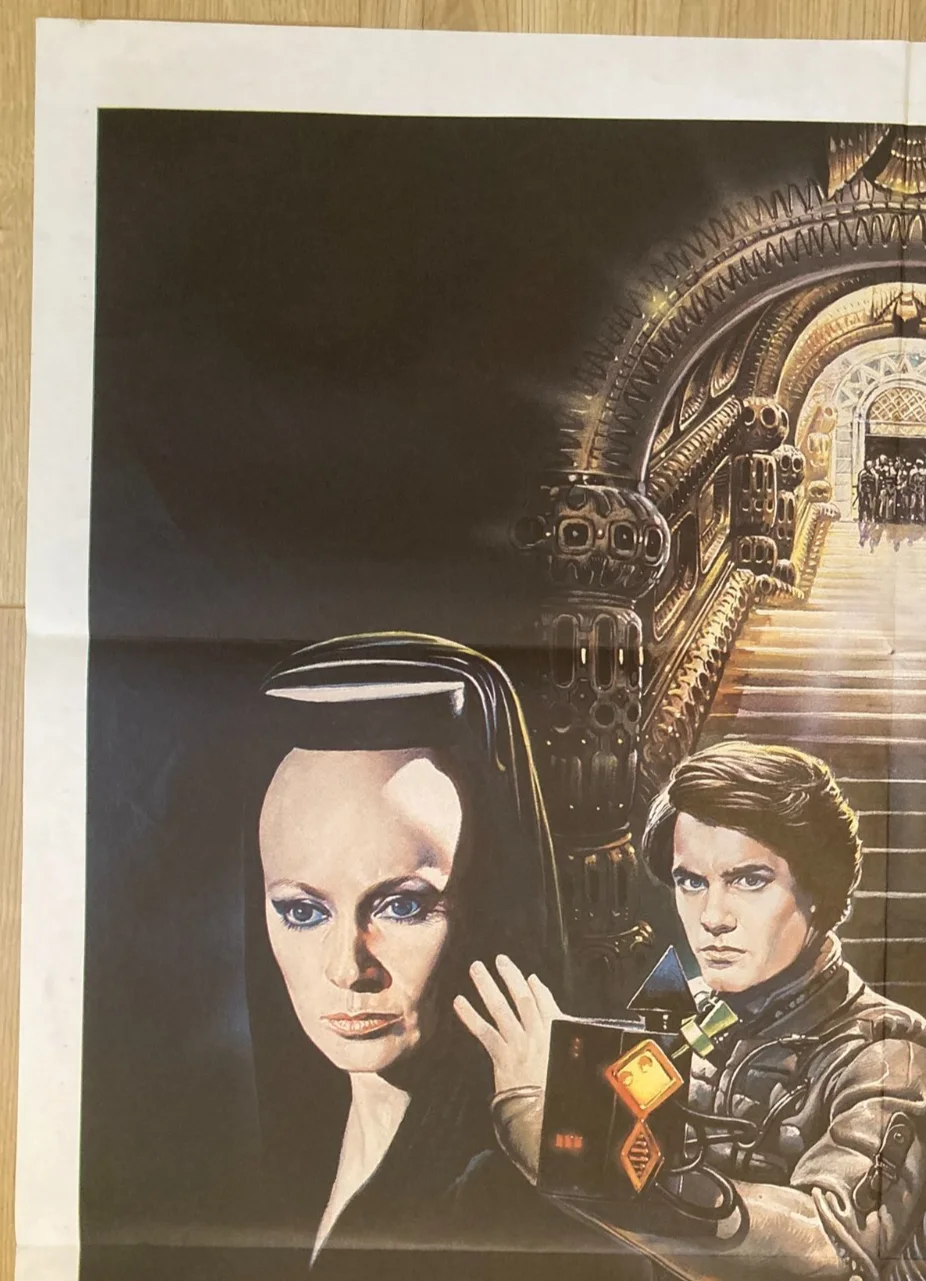 DUNE 1984 Original Cinema ITALIAN 2 Fogli Movie POSTER 39x55in David Lynch Cult, изображение 2