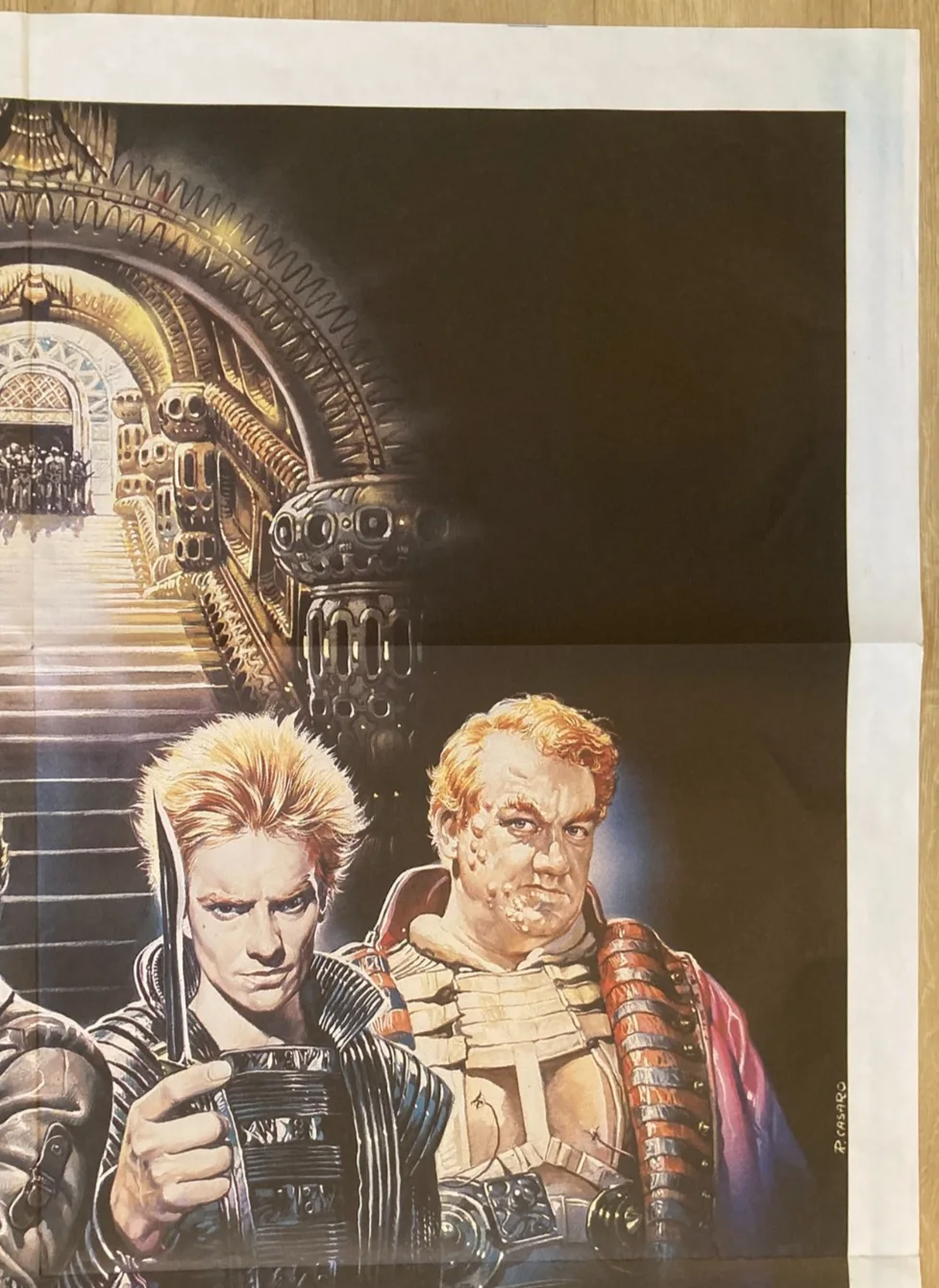 DUNE 1984 Original Cinema ITALIAN 2 Fogli Movie POSTER 39x55in David Lynch Cult, изображение 3