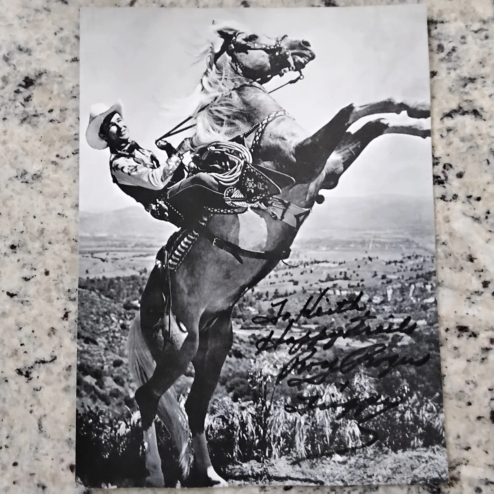 Roy Rogers SIGNED Book Photo Movie TV Actor King of The Cowboys Westerns Trigger, изображение 2