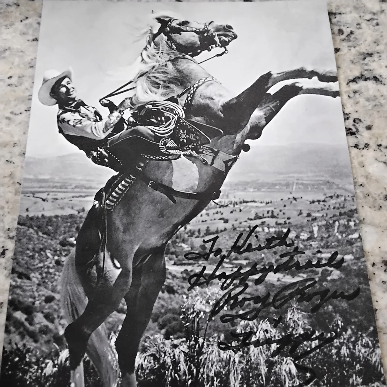 Roy Rogers SIGNED Book Photo Movie TV Actor King of The Cowboys Westerns Trigger, изображение 4
