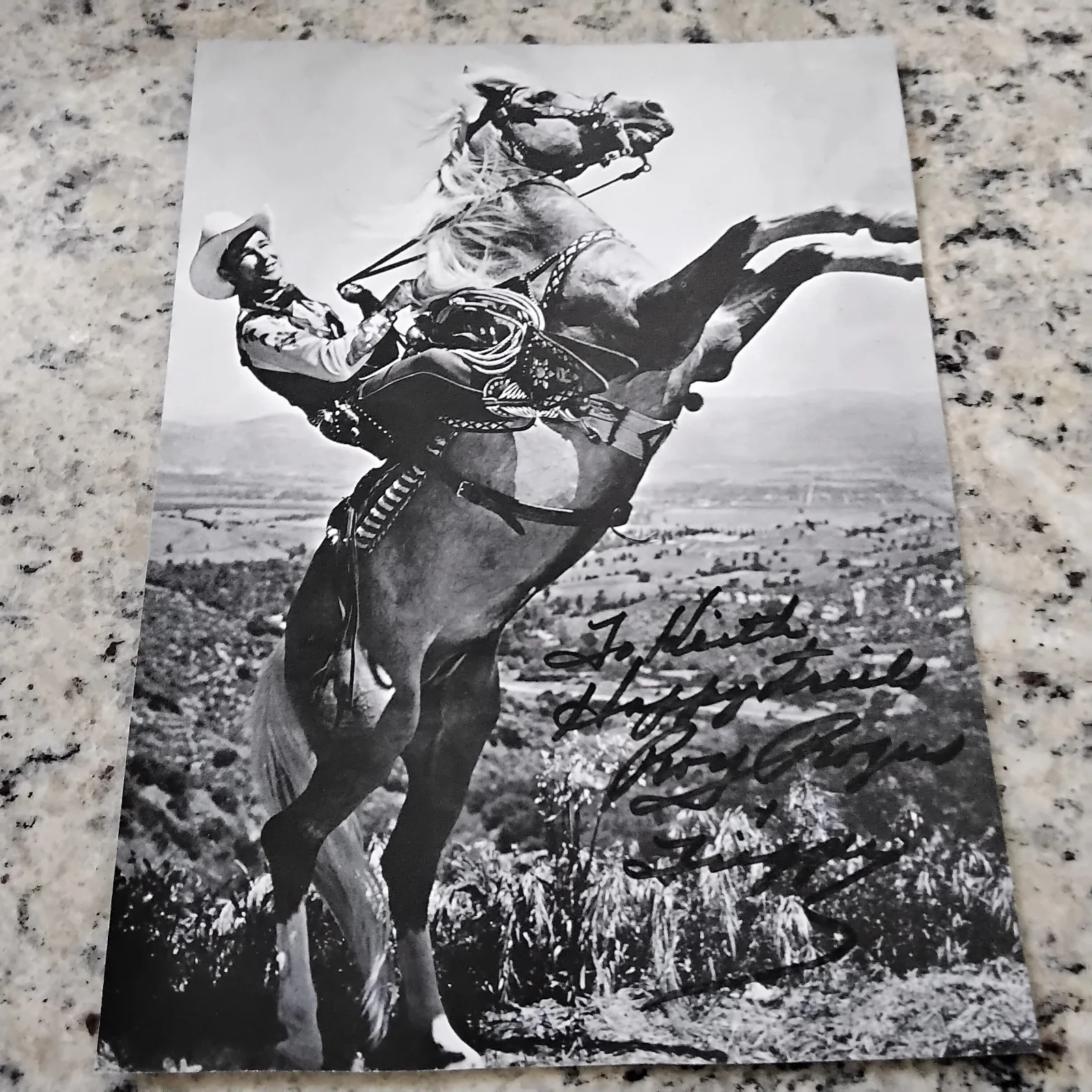 Roy Rogers SIGNED Book Photo Movie TV Actor King of The Cowboys Westerns Trigger, изображение 5