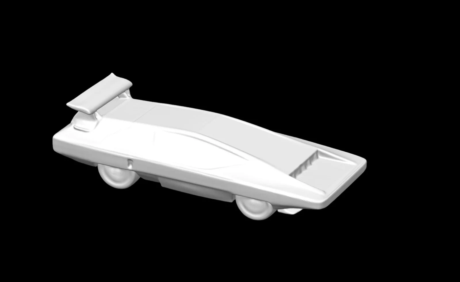 Black Moon Rising 1986 Wingho Concordia Car Model 3D Printed Replica Movie Prop, изображение 3