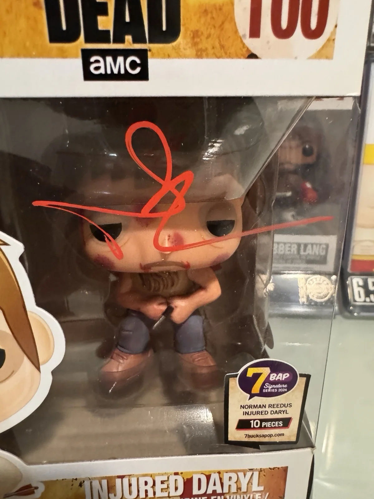 Norman Reedus Signed Funko #100 Injured Daryl The Walking Dead JSA 1 of 10 7BAP, изображение 2