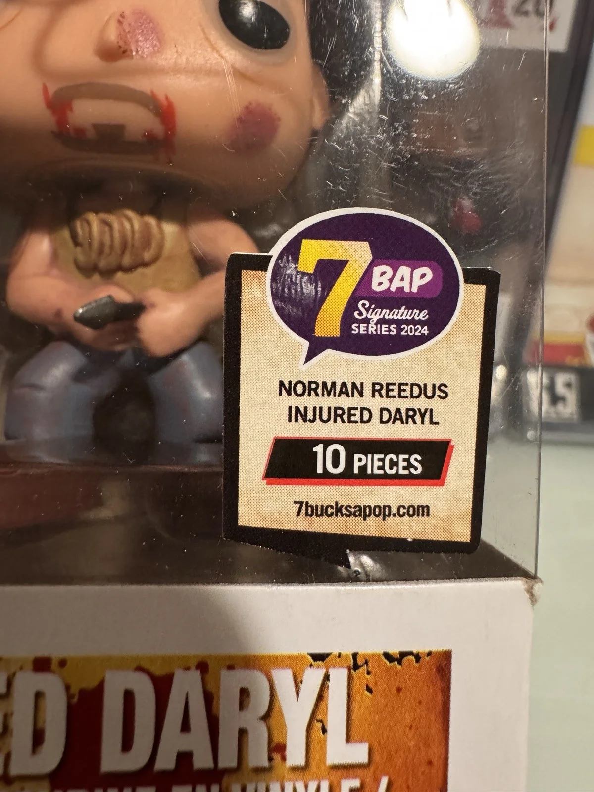 Norman Reedus Signed Funko #100 Injured Daryl The Walking Dead JSA 1 of 10 7BAP, изображение 3