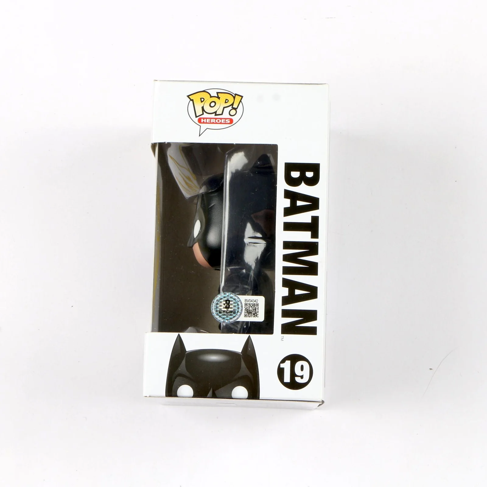 Christian Bale Signed Funko Pop 19 Batman The Dark Knight Rises Beckett, image 2
