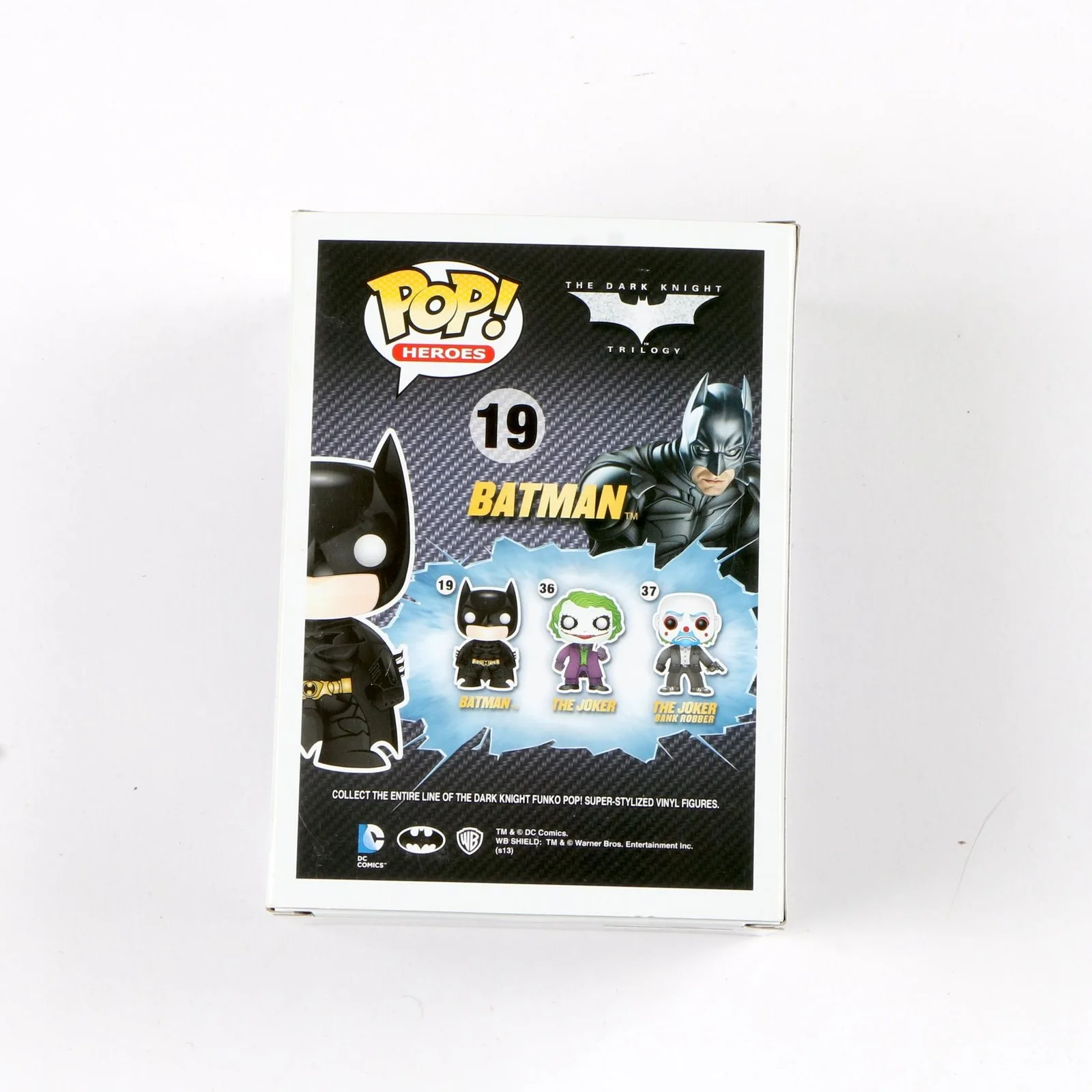 Christian Bale Signed Funko Pop 19 Batman The Dark Knight Rises Beckett, image 3