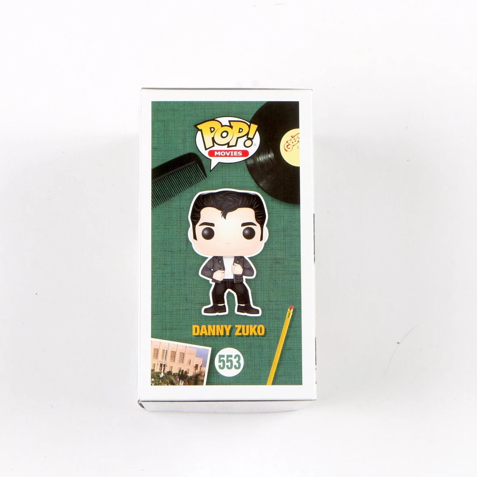 John Travolta Signed Funko Pop 553 Grease Danny Zuko Auto Beckett, изображение 4